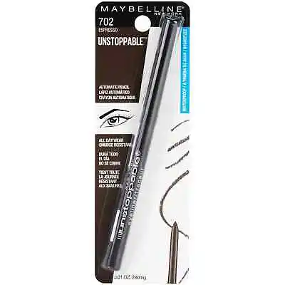 Maybelline Unstoppable Automatic Waterproof Eyeliner Pencil #702 Espresso • $8.99