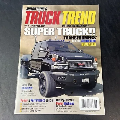 Truck Trend Magazine July/August 2007 Big Rig Action Hero • $11