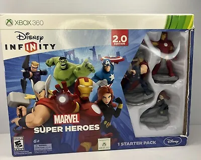 Disney INFINITY Marvel Super Heroes 2.0 Edition Video Game Starter Pack Xbox 360 • $24.99