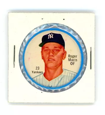 1962 Salada Tea Coin ROGER MARIS New York Yankees #23 EX+ Condition • $49.99