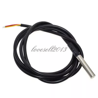 1/2/5/10pcs Waterproof Digital Thermal Probe Or Sensor DS18B20 Length：1M NEW • $1.21