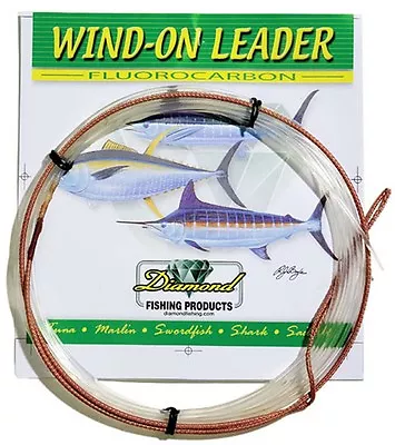 Momoi Wind-on Fluorocarbon Leaders--25 Ft--Pick Your Line Class • $49.95