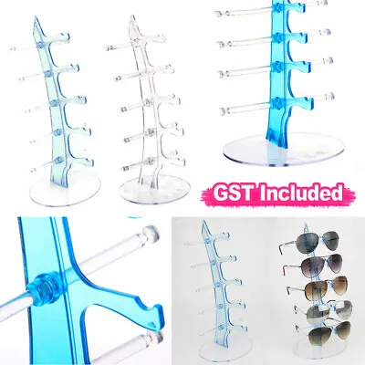 $13.91 • Buy Plastic 5 Pair Glasses Display Stand Holder Rack Show Sunglasses Counter