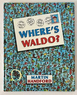 Vintage Where's Waldo? 1987 Martin Handford HC 1st US Ed. Original Banned Nude • $10