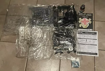 $50 • Buy NOS Revell 85-8883 1/4 Visible V-8 Engine Plastic Model Kit 12-Inch NEW NO BOX!!