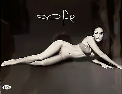 Megan Fox Sexy Authentic Signed 11x14 Photo Auto Lay BAS Beckett Witnessed COA • $98.98