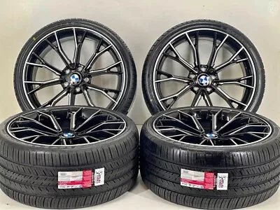 20  Gloss Black Machined M550 Style Wheels 5x120 Rims Tires BMW 3 4 5 M3 M4 M5 • $2049