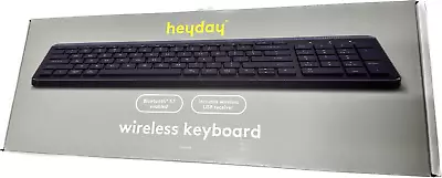 Heyday Bluetooth Wireless Keyboard Dusk Blue For Windows Mac And Chrome • $14.55