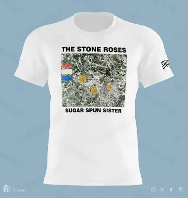 Stone Roses 'SUGAR SPUN SISTER'  - She Bangs The Drums I Wanna Be Adored T-shirt • £27.99