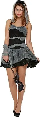 £10.99 • Buy Halloween Ladies Zombie Bride Fancy Dress Dark Ghost Undead Corpse Lady Costume 