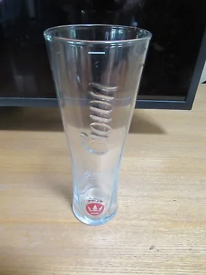 Crown Lager Beer Glass Line Measure 300 Mls. As New • $12