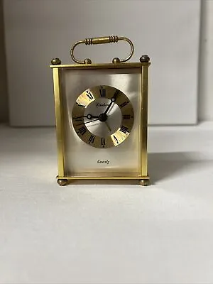 Vintage Linden Clock 4  Tall With Handle Up • $10