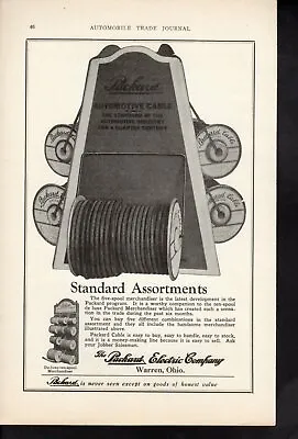 Vintage Print Advertisement Ad 1926 Car Packard Electric Co Automobile Cable Ad • $10.95