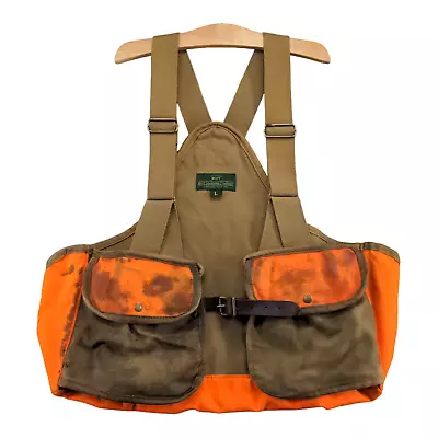 Boyt Harness Company Men's Hunting Vest Tan Orange Large Outdoor Adjustable • $40