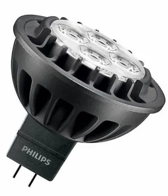 1 X Philips Master LED MR16 460 Lumens (GU5.3) 7W DIMMABLE 4000K RETROFIT 36D • $9.62