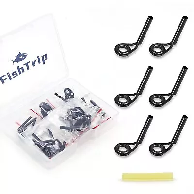 Micro Rod Tips Repair Kit - 30pcs Baitcasting Rods Fishing Rod Tip Guides Replac • $18.52