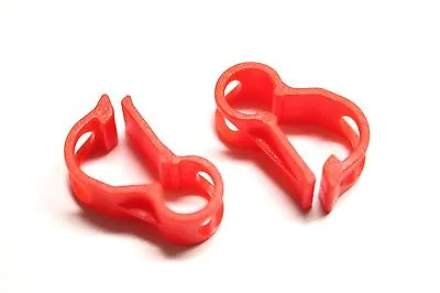 10PCS Red RC Nitro 5.5mm Fuel Line Tubing Clamp Pinch Clip  (US SELLER SHIP) • $7.49