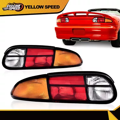 Tail Lights Lamp Fit For 1993-2002 Chevrolet Camaro Candy Corn Export Rear Brake • $109.89