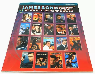 James Bond 007 Collection  Alto Saxophone By Bill Galliford (2001 Book & CD) • £11.99