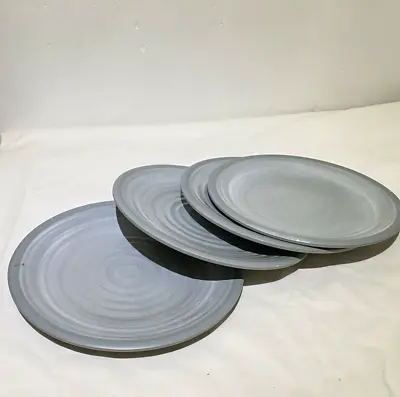 £35.99 • Buy VonShef Grey Blue 4 Piece Large Plates Set - Durable Camping Picnic Plates