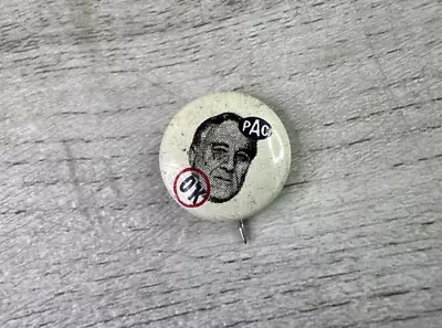 1944 PAC OK Franklin D Roosevelt FDR Campaign Pinback Button Political President • $9.99