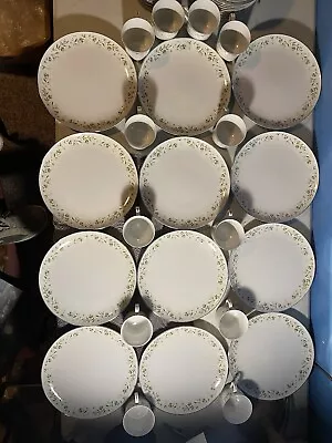 MIKASA Fine China Dinnerware Set In Near Flawless Condition Set For 12 48pc • $350