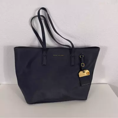 Marc Jacobs Black Leather Large Tote Purse • $80