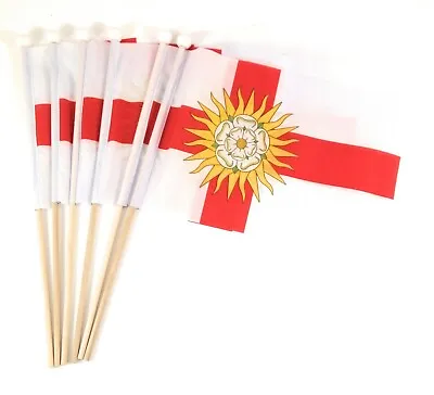 West Yorkshire Waving Hand Flag 6 Pack FREE UK DELIVERY! • £8.99