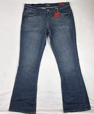 Vanity Size Women Blue Jeans Premium Meadow Slim Fit Size 32WX 33 • $8.69