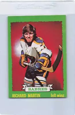 1973/74 O-Pee-Chee #173 Richard Martin Sabres EX *DA-C6633 • $2.50