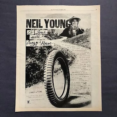 $15 • Buy Neil Young 'Comes A Time' 13.5'x10.5  Original 1978 Poster Type Advert Promo Ad