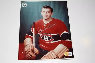 Maurice Richard Signed Montreal Canadiens 8x10 Photo Beckett Authentic Coa Bas • $179.99