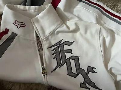 Fox Motocross Vintage Jacket Racer Motorcycle Stripes What Dream Are Made Of Mud • $45