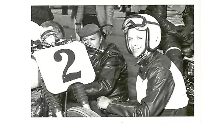 Photo Motorcycle Daytona 200 50s Dick Klamfort #2 AMA Hall Fame Kodak 5x8 VTG • $6.98