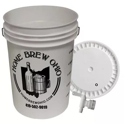 Home Brew Ohio 6.5 Gallon Bottling Bucket With Vintage Shop Spigot And • $29.99