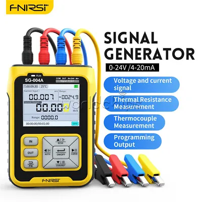 FNIRSI 4-20mA Signal Generator Thermocouple Measure Calibration Current Voltage • $169.99