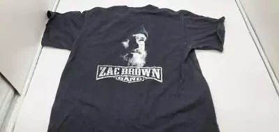 Zac Brown Band Black T Shirt Country Southern Rock Size M Medium • $12.95