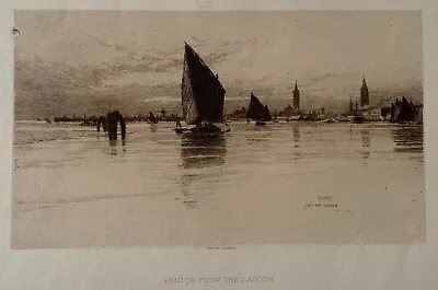 £93.40 • Buy Venice From The Lagoon - Etching By Wilfrid Williams Ball