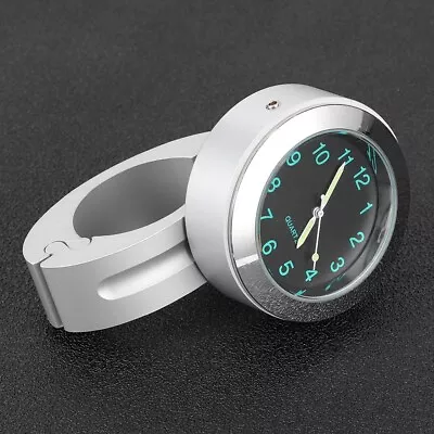 ・22/25mm Motorcycle Handlebar Mount Clock Waterproof Watch Built In Battery • $11.90