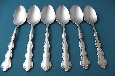 6 Teaspoons Oneida Deluxe MOZART Stainless 6  • $50.39