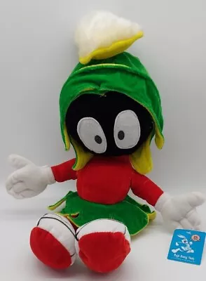 Vintage 1997 Six Flags Marvin The Martian Large 20” Plush Toy Looney Tunes *READ • $25.49