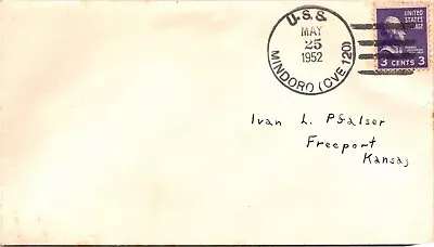 Goldpath: Us Naval Cover U.s.s. Mindoro Cv510_p27 • $1