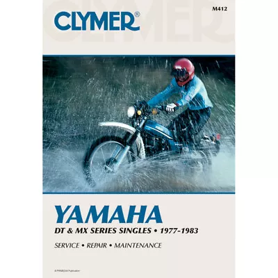 CLYMER Physical Book For Yamaha DT100 DT125 DT175 DT250 DT400 MX100 MX175 • $41.69