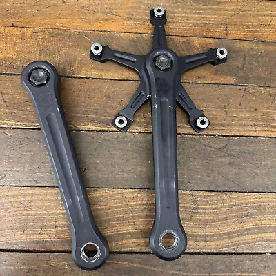 Vintage Campagnolo PISTA Crank Set 170 Mm 144 Old School BMX 82 83 Track Black • $1499.99