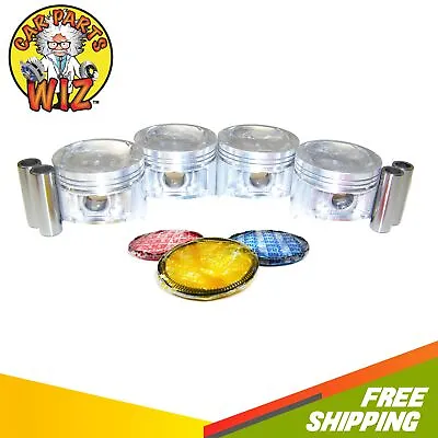 Pistons And Rings Fits 92-95 Honda Civic 1.5L SOHC 16v D15Z1 • $94.34