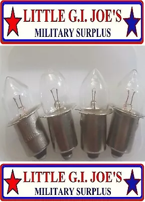 Fulton Military Issue Angle Head Flashlight MX-991/USA Light Bulbs (4) Each • $7.98