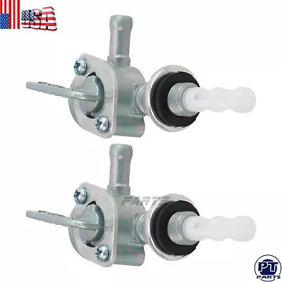 2x FUEL SHUT OFF VALVE TAP SWITCH M10 X 1.25 PETCOCK FOR GENERATOR / DIRT BIKE • $10.91