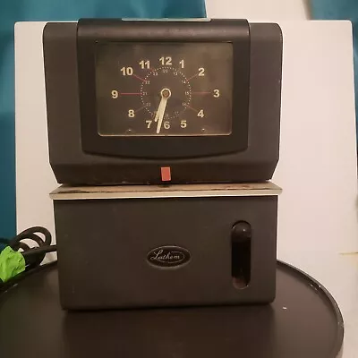 Vtg Latham 2121 Time Clock Non Working Parts Only No Key • $12