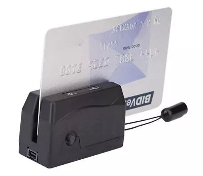 USB Magnetic Stripe Card Reader 3 Tracks Smallest Portable Mini300 DataCollector • $65.99