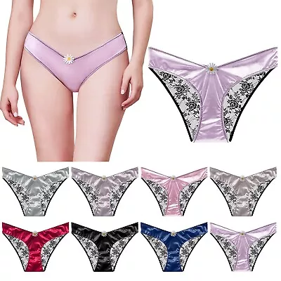 Boy Shorts Underwear For Women Plus Size 2x Women Lace Low Waist Seamless Hollow • $23.82